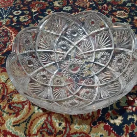 хрустальная фруктовница