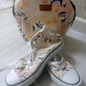 Кеды и рюкзак детские