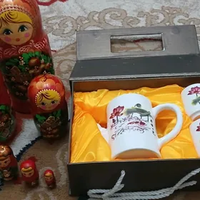 Хрусталь сервис матрёшка