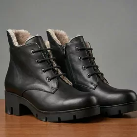 Итальянские кожаные ботинки