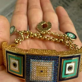 gyzyl braslet goz monjuk