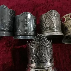 подстаканник СССР мельхиор