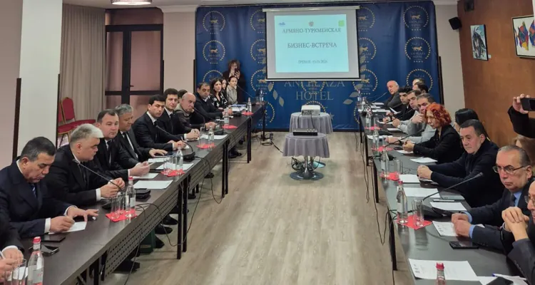 Türkmenistanyň we Ermenistanyň işewürleri Ýerewanda gepleşikleri geçirdiler
