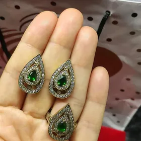 Hürrem kümüş komplekt türk 925