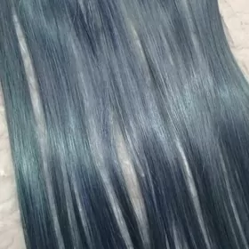 Волосы на заколках