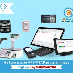 KASSA APARAT BARKOD SKANER CEK PRINTER AKHASAP