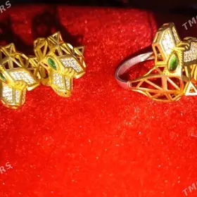 комплект  серебряный ( Турция)