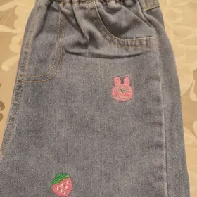 джинсы детские