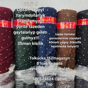 Birinji el Optam we Olceg Stap