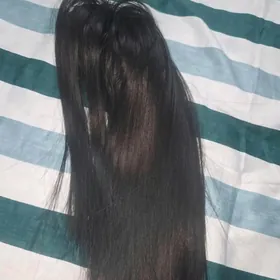 хвост на заколке