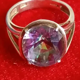 кольцо итальянское серебро