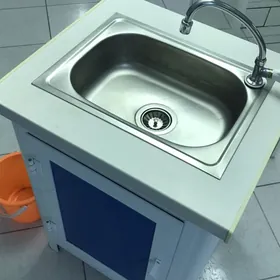 раковина с тумбой