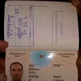 paspurt prawa yitirdim tapan