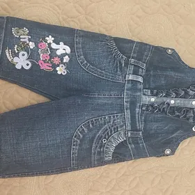 джинсы на девочку