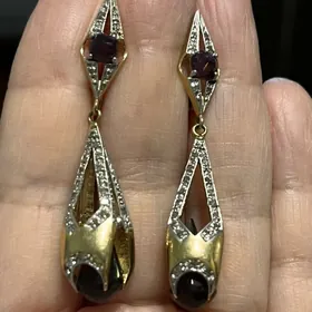 бриллиант серьги