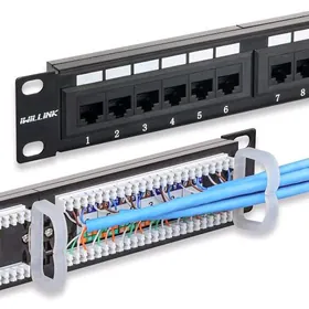 12 port patch panel 10 inch