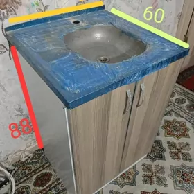 Кухонная тумба с раковиной