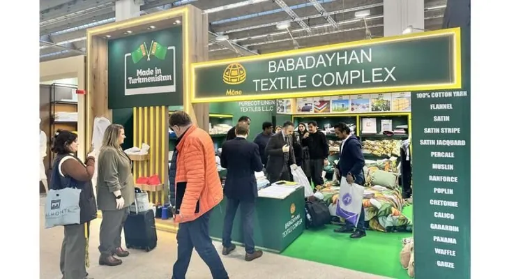 Туркменистан участвовал на выставке домашнего текстиля Heimtextil 2026 во Франкфурте