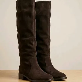 Сапоги из натуральной замши