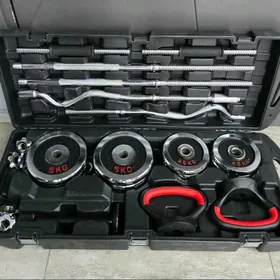 Gantel shtanga 5v1 nabor 58kg