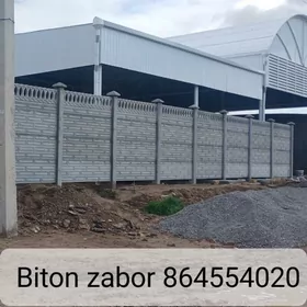beton zabor