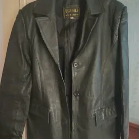 пиджак кожа женский