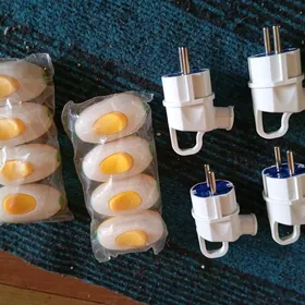 вилки электрические+включатель