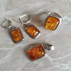 серебряный комплект