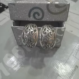 Серебро серёжки