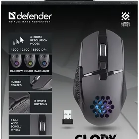 Simsiz oýun syçanjygy Defender Glory GM-514, RGB