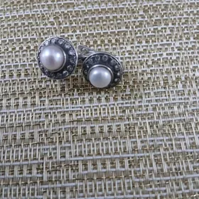 Серьги серебряные