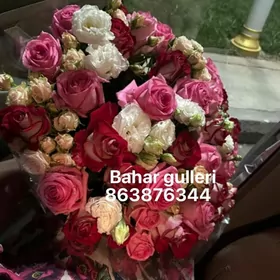 Guller,roza,buket,sowgat