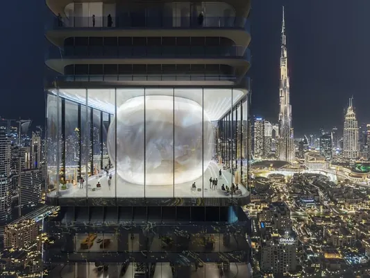 В Дубае планируют построить небоскреб со светящейся сферой внутри