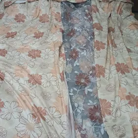 КОМПЛЕКТ ЗАНАВЕСКИ И ТЮЛЬ