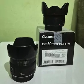 Canon abektiwlar 50m1.8 24m2.8