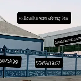 Beton zabor kerpiç plita kafel