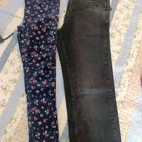 Джинсы подростковые