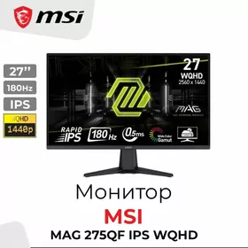 Моник — просто пушка! MSI MAG 275QF в здании.