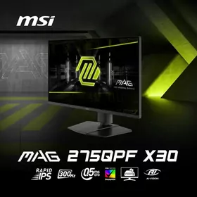 300 Гц чистого кайфа! MSI MAG 275QPF X30 здесь.