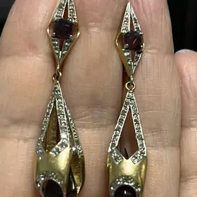 бриллиантовые серьги