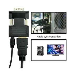 адаптер с VGA+AUX на HDMI