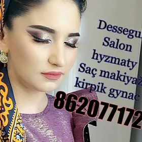 Salon hyzmaty Saç Makiyaź Dyrn