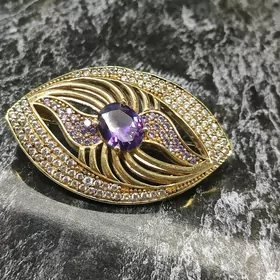 Hürrem kümüş broşga