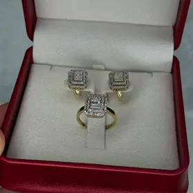 комплект бриллиантовый