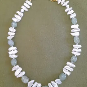 Жемчужные натуральные ожерелья