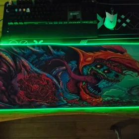 Игровой коврик с RGB подсветкой