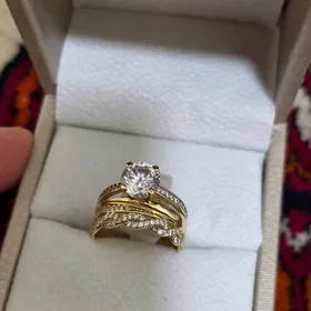 gyzyl yüzik tektaş