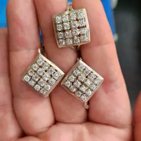 kümüş kamplekt  серебро компле