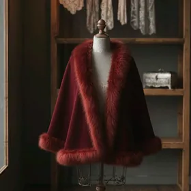 Меховая накидка