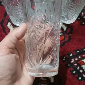 хрустальные стаканы 6 штук